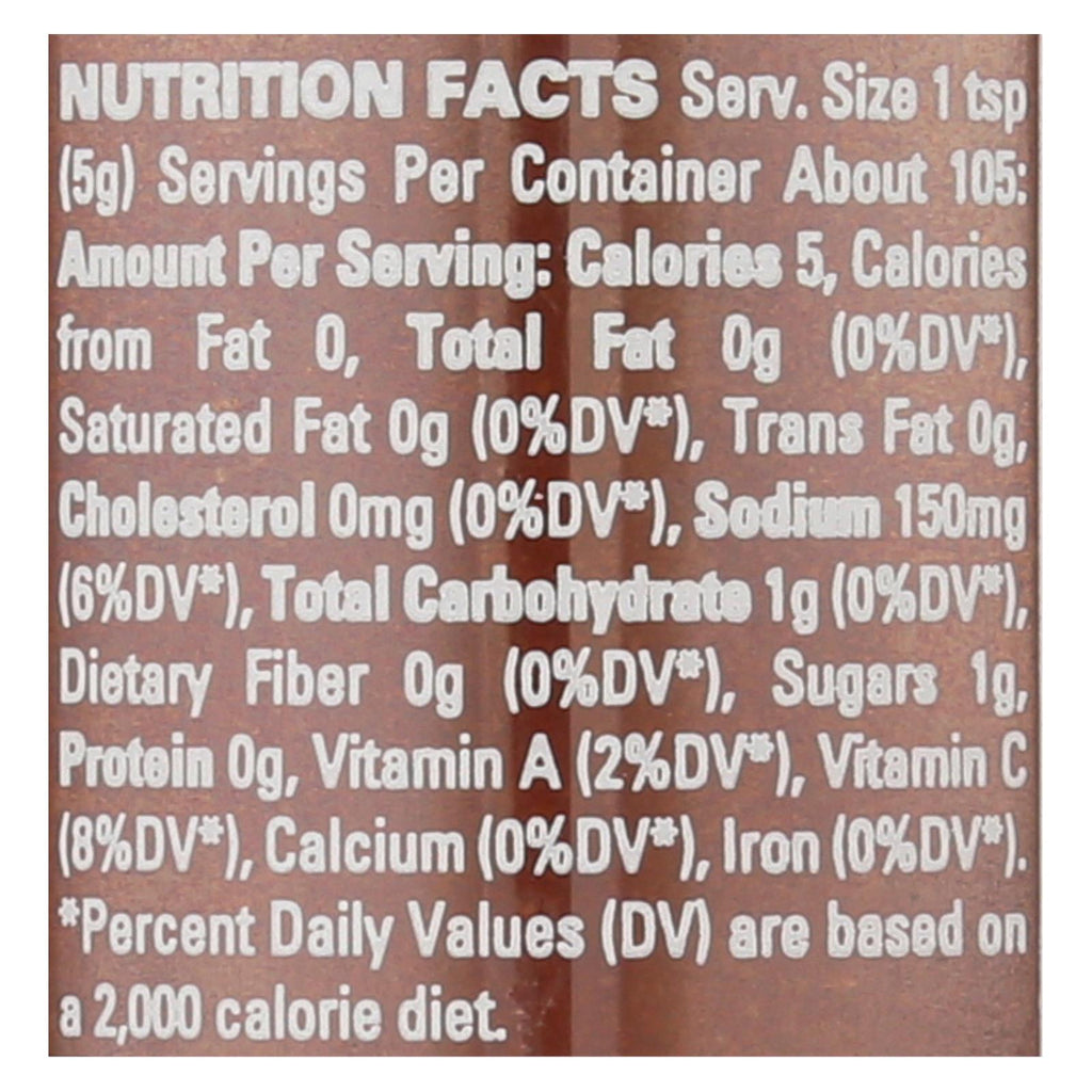 Organicville Sriracha Sauce, 18.5 fl oz (Case of 6)
