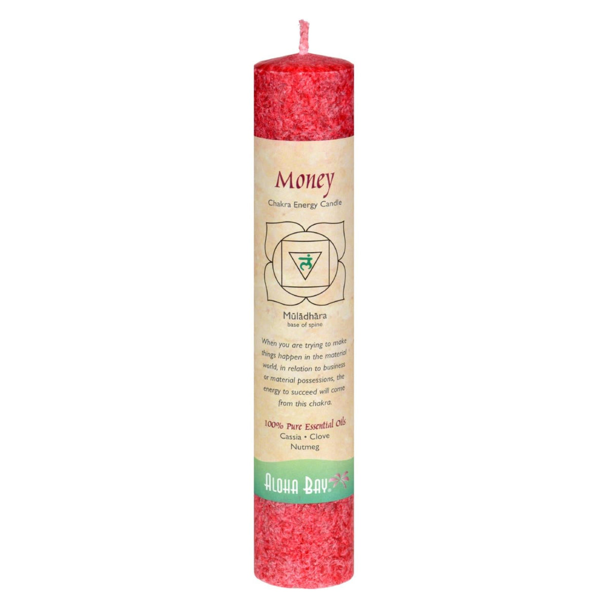 Aloha Bay Chakra Pillar Candle, Red (Case of 8)