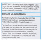 Pamela's Gluten Free Pecan Shortbread Cookies, 6.25 oz (Case of 6)