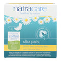 Natracare Natural Ultra Pads with Wings (Pack of 14) Regular Size with Organic Cotton Cover