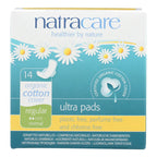 Natracare Natural Ultra Pads with Wings (Pack of 14) Regular Size with Organic Cotton Cover