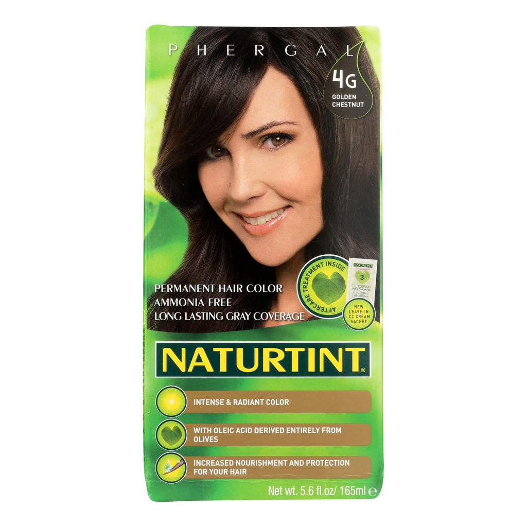 Naturtint Hair Color (Pack of 4g) - Permanent Golden Chestnut, 5.28 Oz.