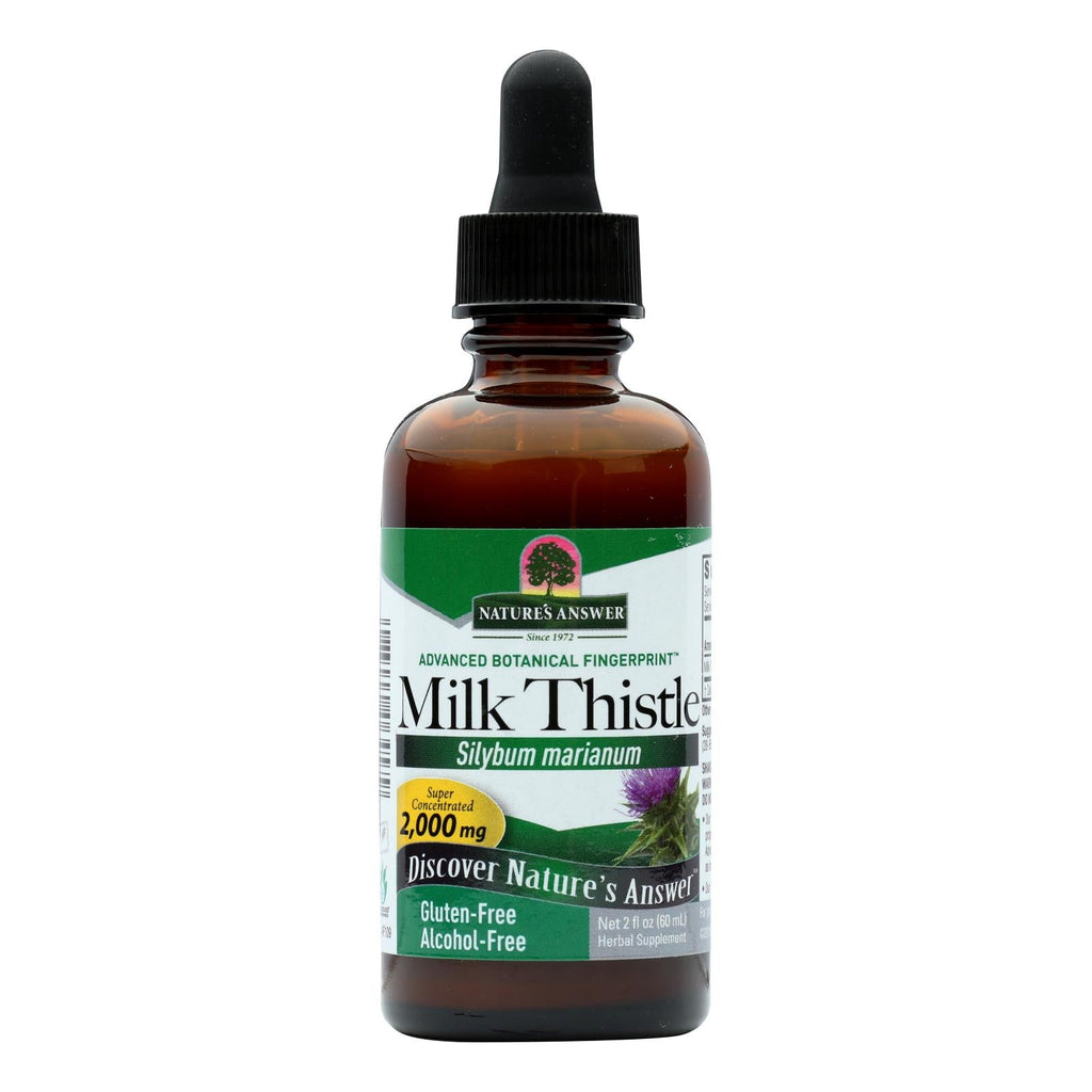 Nature's Answer Alcohol Free Milk Thistle, 2 fl oz