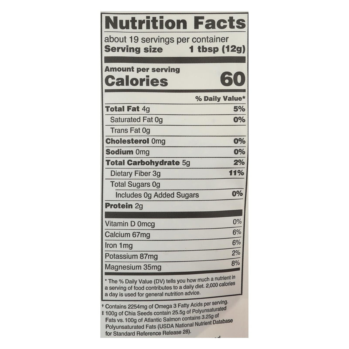 Navitas Naturals Organic Raw Chia Seeds (Pack of 12 - 8 Oz Each)