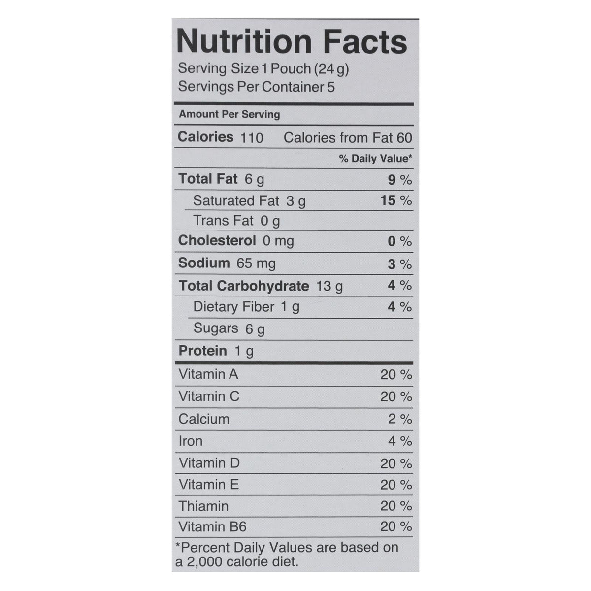 Made Good Soft Baked Mini Cookies - Double Chocolate (Pack of 6) - 4.25 Oz.