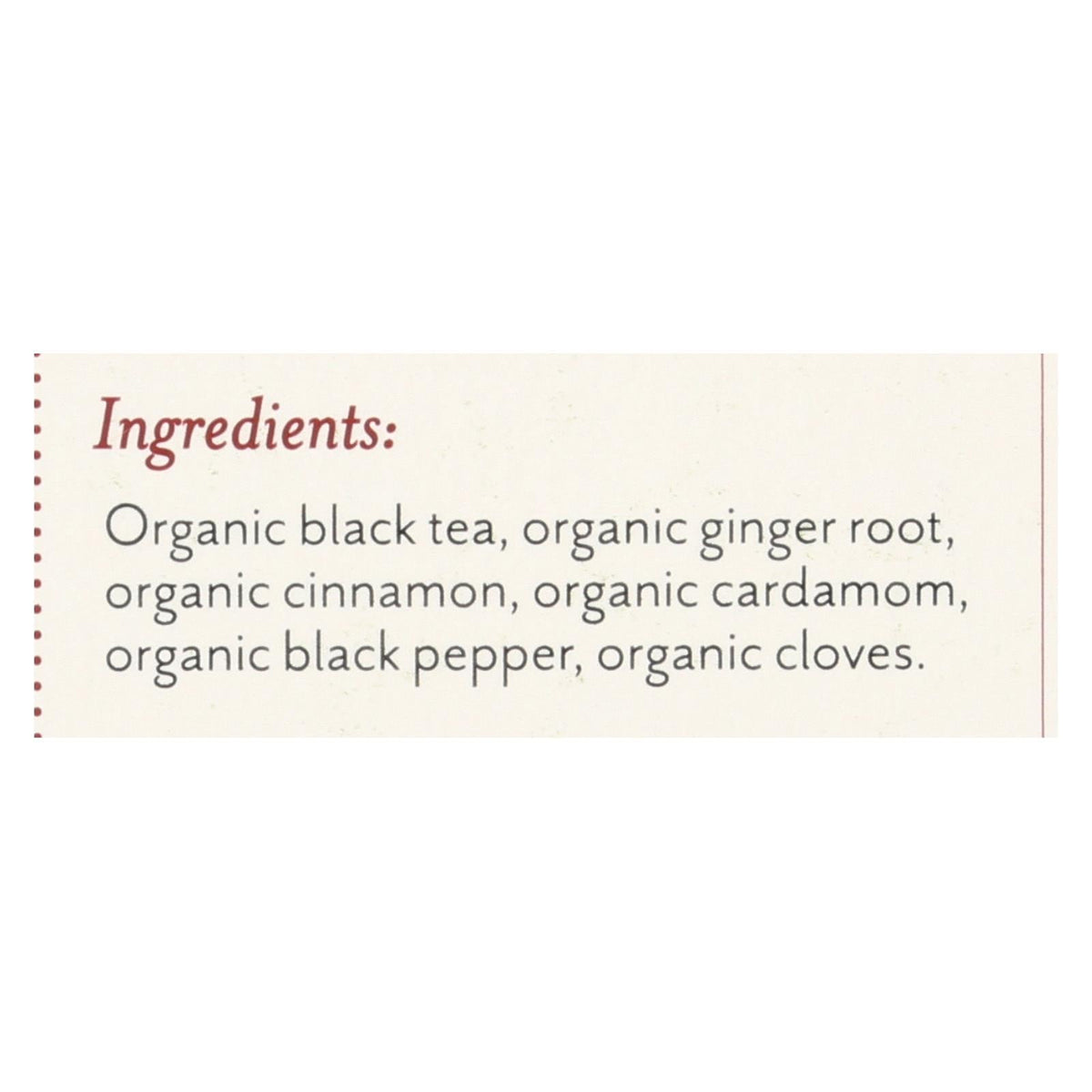 Rishi Organic Masala Chai, 15 ct (Case of 6)