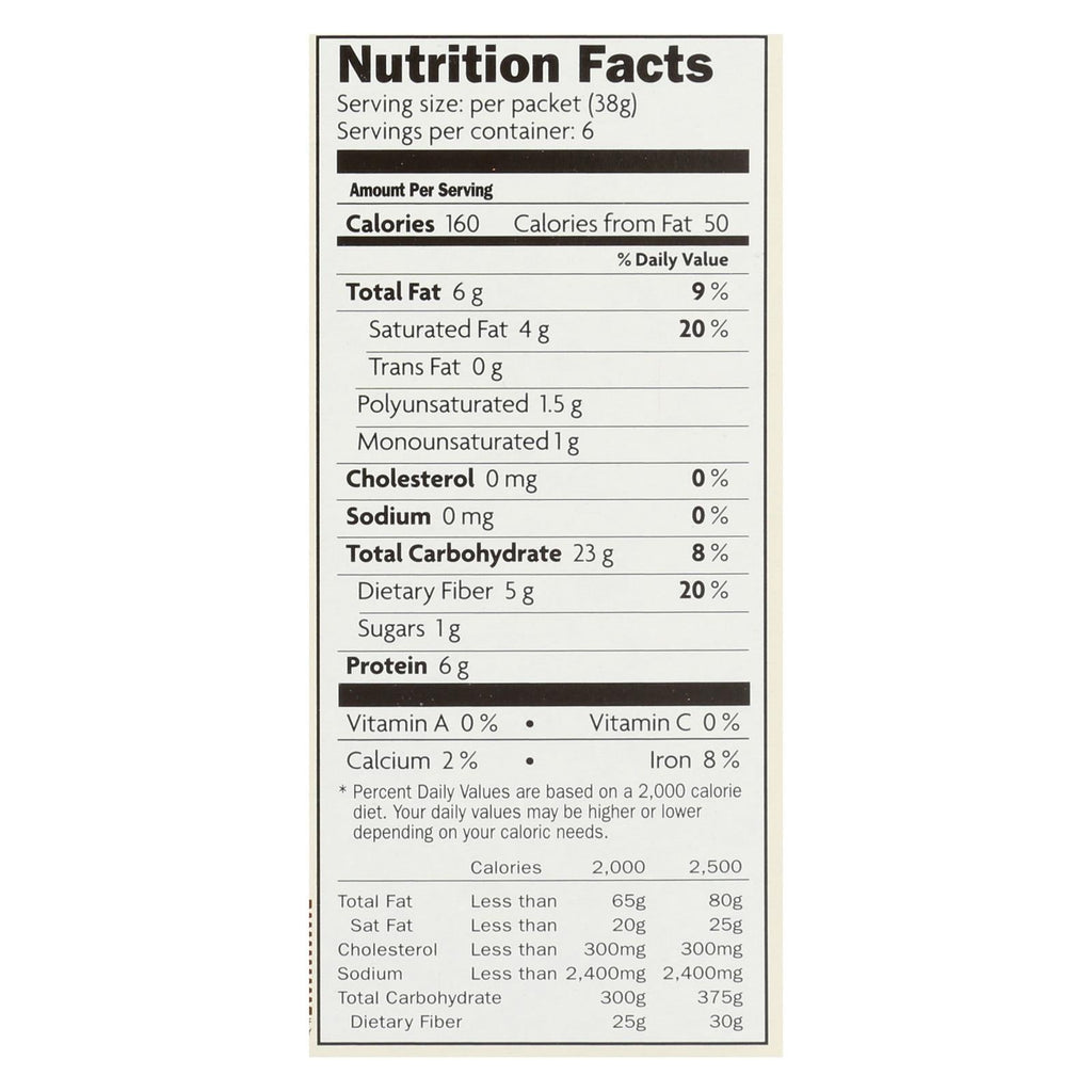 Nature's Path Organic Qi'a Superfood Creamy Coconut Hot Oatmeal, 8 oz (Case of 6)