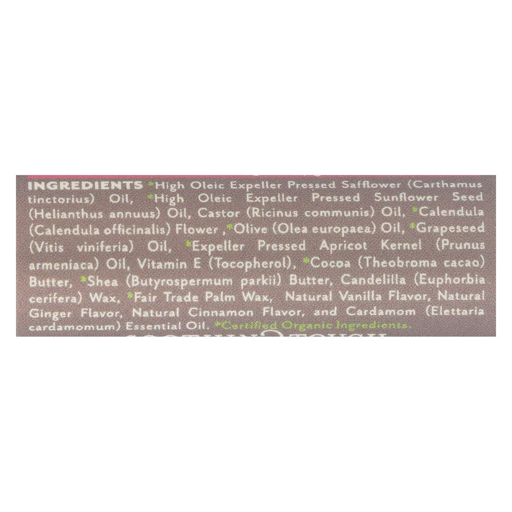 Soothing Touch Vegan Vanilla Chai Lip Balm, 0.25 oz (Case of 12)