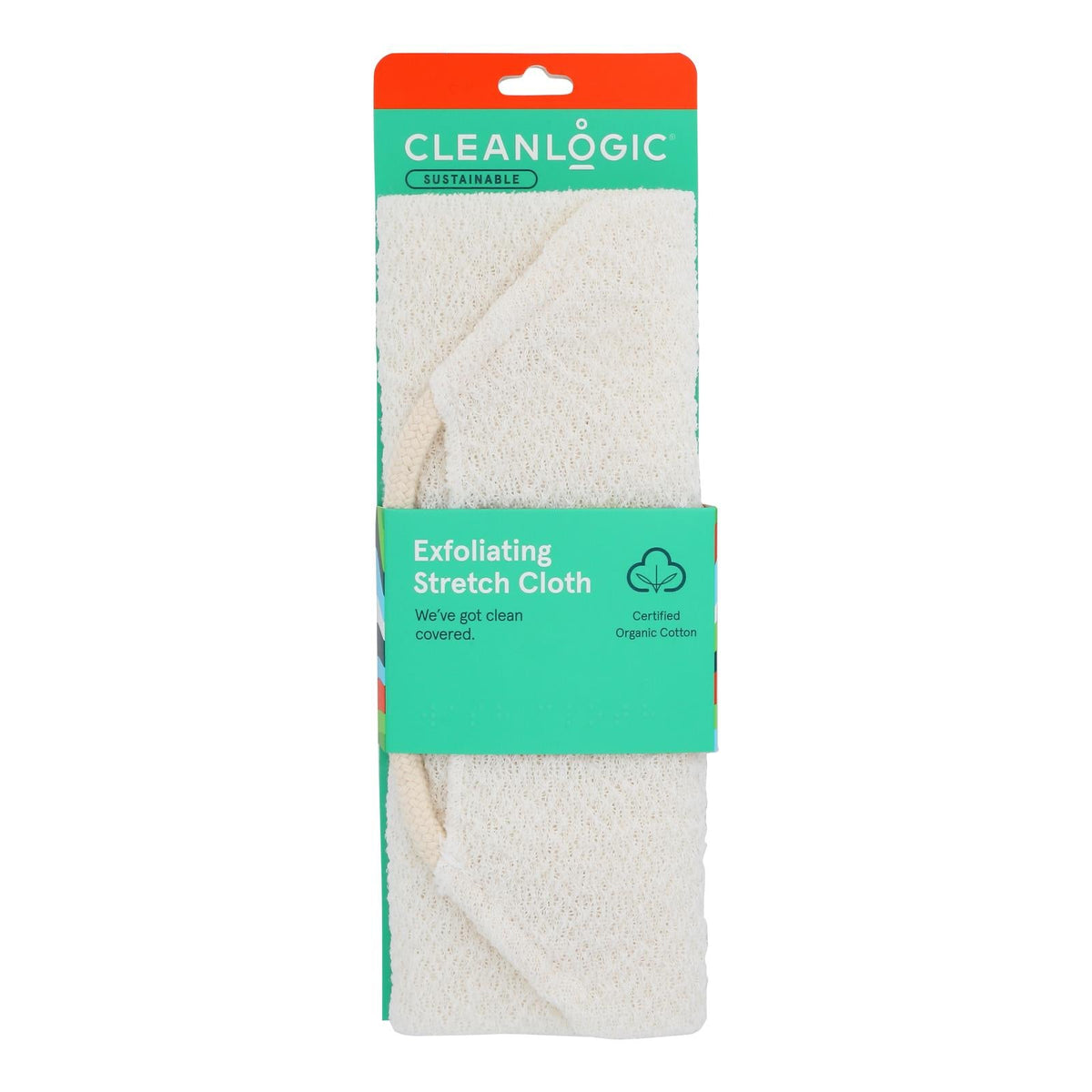Cleanlogic Washcloth Exfoliating Stretch