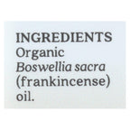 Organic Frankincense Essential Oil  - .25 Fl Oz by Aura Cacia