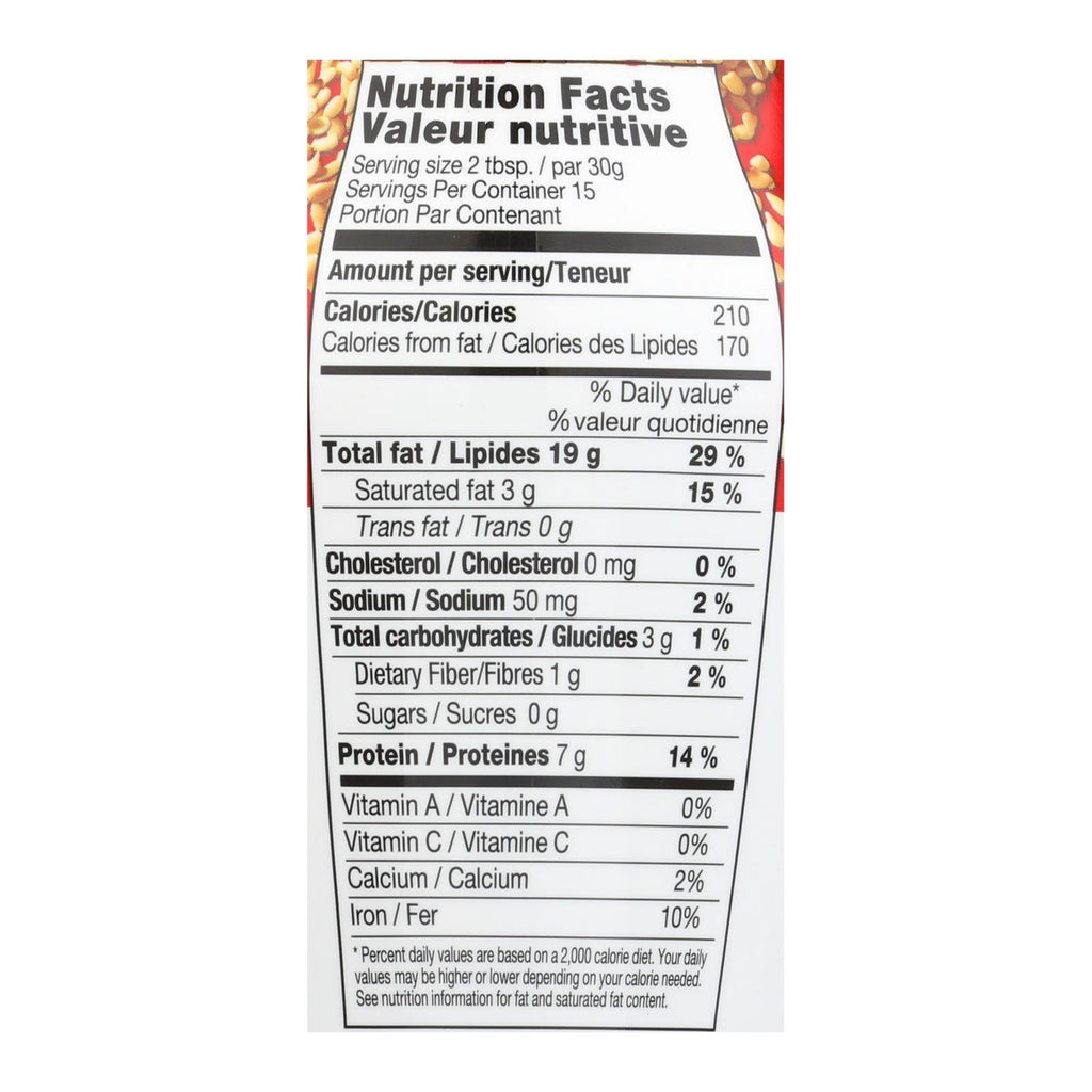 Haddar Tahini Sesame Paste, 15.9 oz (Case of 12)