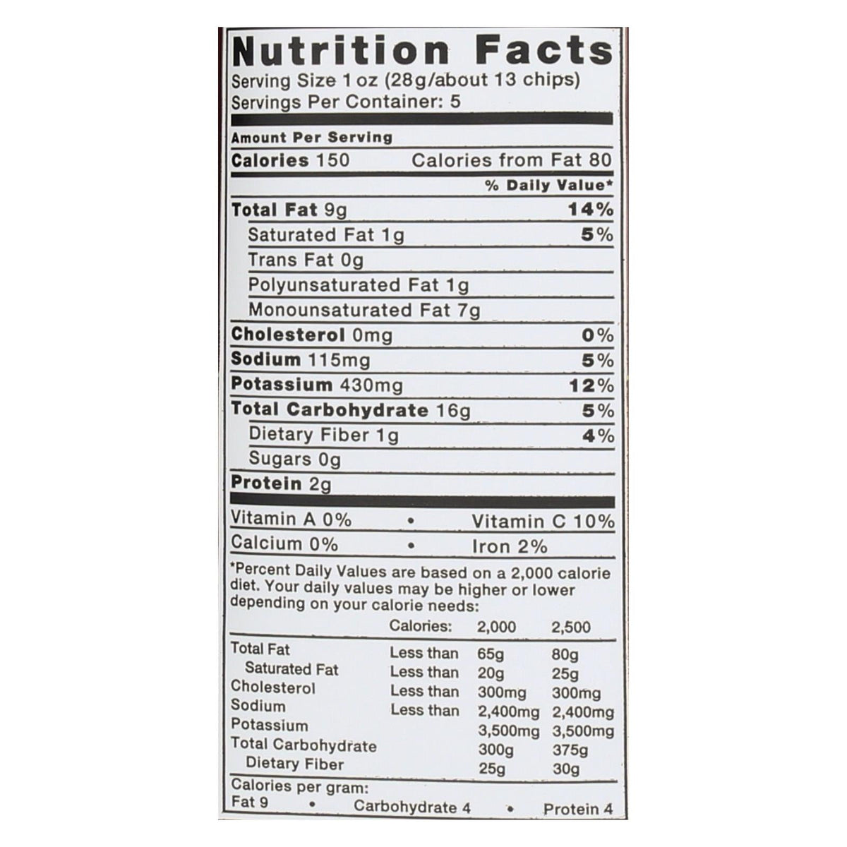 Kettle Brand Sea Salt Potato Chips, 5 oz (Case of 15)