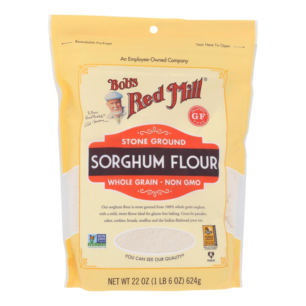 Bob's Red Mill Sorghum Flour, 22 oz (Case of 4)