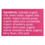 Mamma Chia Strawberry Banana Squeeze Vitality Snack, 3.5 oz (Case of 16)