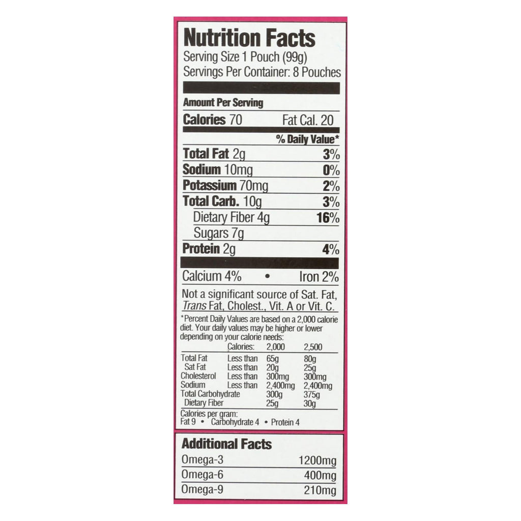 Mamma Chia Strawberry Banana Squeeze Vitality Snack, 3.5 oz (Case of 16)