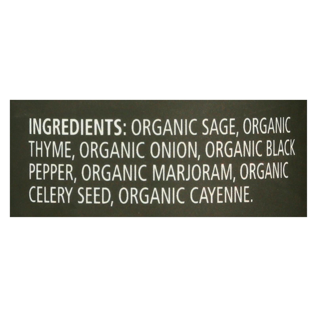 Frontier Co-op Organic Poultry Seasoning, 1.2 oz