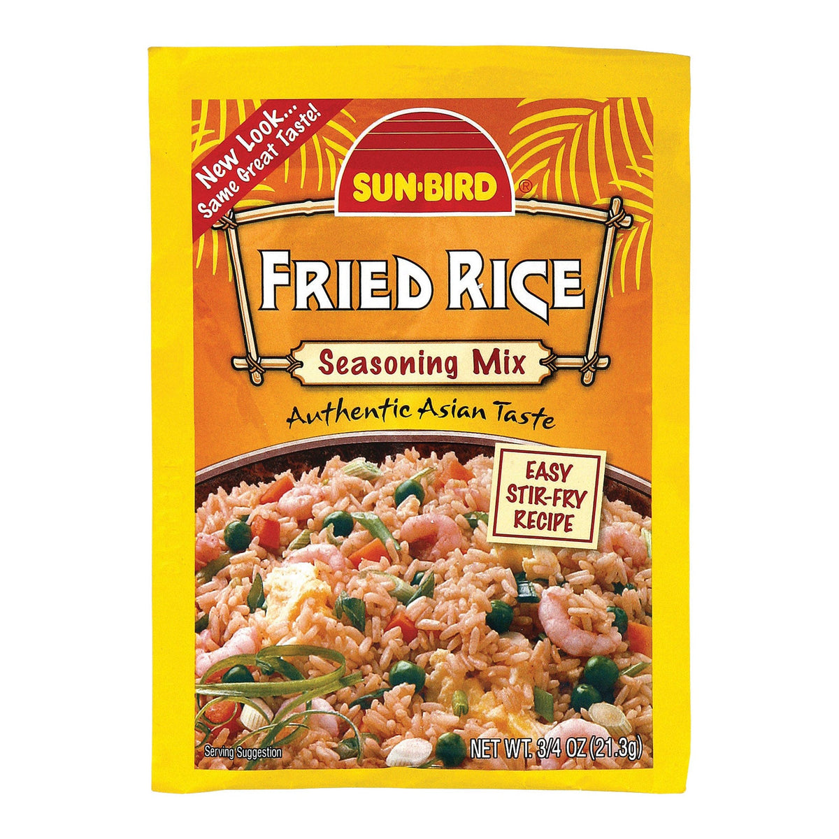 Sunbird Fried Rice Seasoning Mix, 0.75 oz (Case of 24)