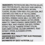 Quest Nacho Cheese Tortilla Style Protein Chips, 1.1 oz (Case of 8)