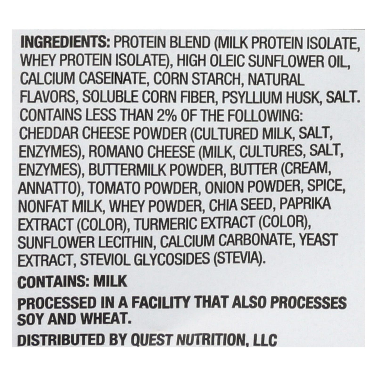 Quest Nacho Cheese Tortilla Style Protein Chips, 1.1 oz (Case of 8)