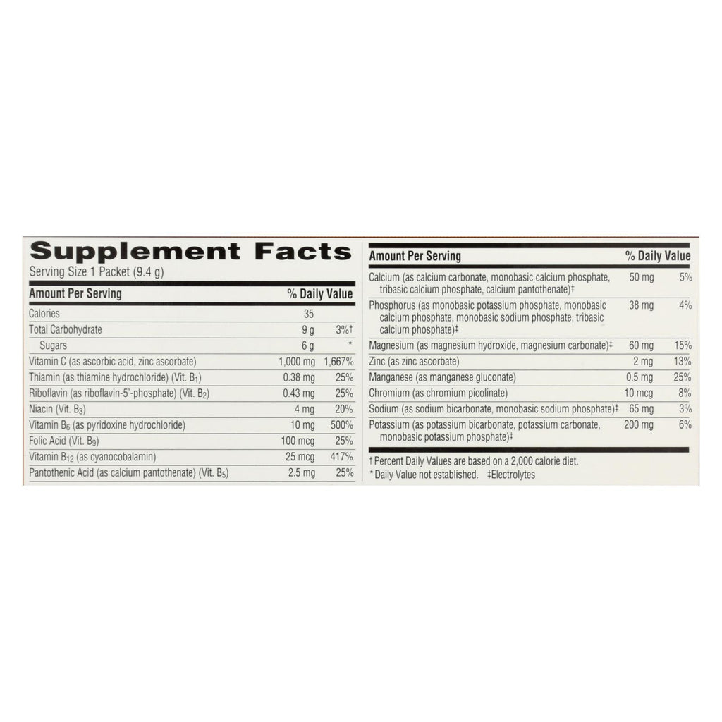 Alacer Emergen-C Vitamin C Fizzy Drink Mix Pink Lemonade (Pack of 30) - 1000 mg