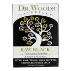 Dr. Woods Raw Black Bar Soap (Pack of 5.25 Oz.)