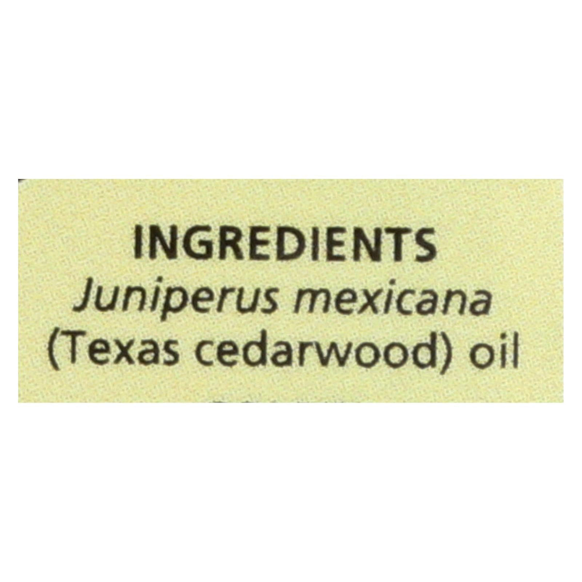 Aura Cacia Cedarwood Texas Essential Oil, 0.5 oz