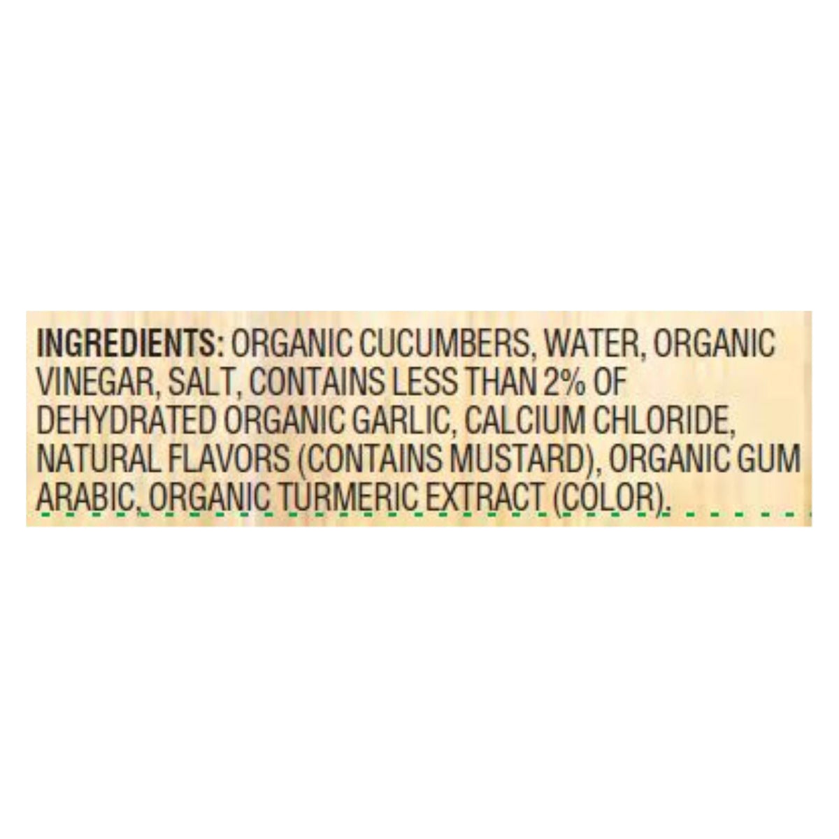 Woodstock Organic Kosher Dill Pickle Spears, 24 fl oz (Case of 6)