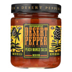 Desert Pepper Trading Medium Hot Peach Mango Salsa (Pack of 6 - 16 Oz.)
