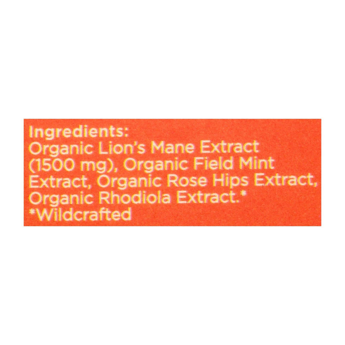 Four Sigmatic Organic Lion's Mane Mushroom Elixir, 20 ct