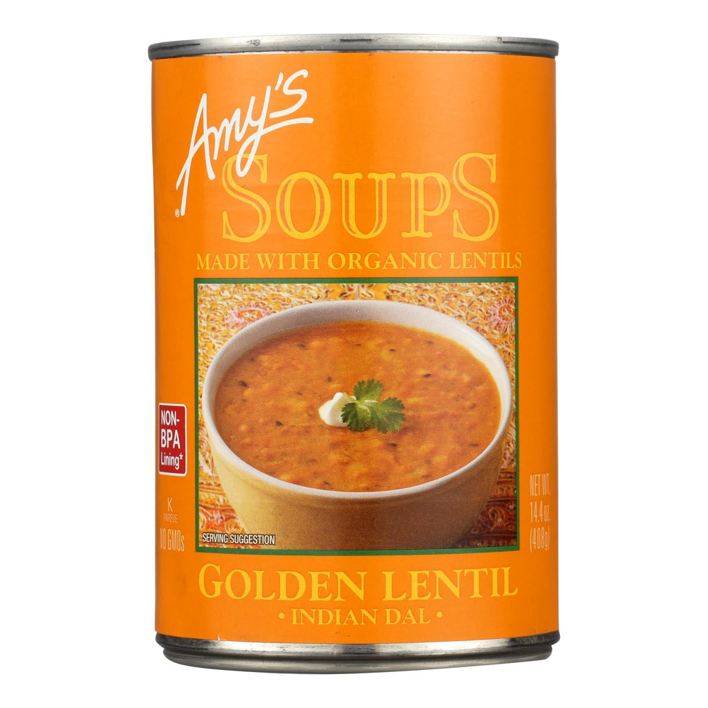 Amy's Organic Golden Lentil, 14.4 oz (Case of 12)