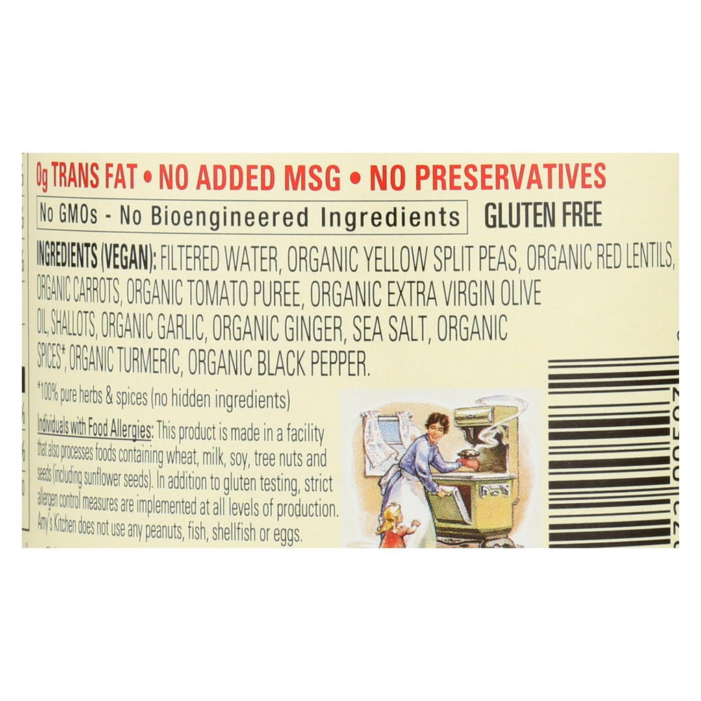 Amy's Organic Golden Lentil, 14.4 oz (Case of 12)