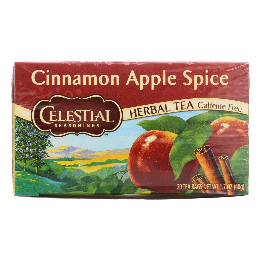 Celestial Seasonings Caffeine-Free Cinnamon Apple Spice Herbal Tea, 20 ct (Case of 6)