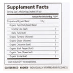 Organic India Organic Tulsi Turmeric Ginger Tea, 18 ct (Case of 6)