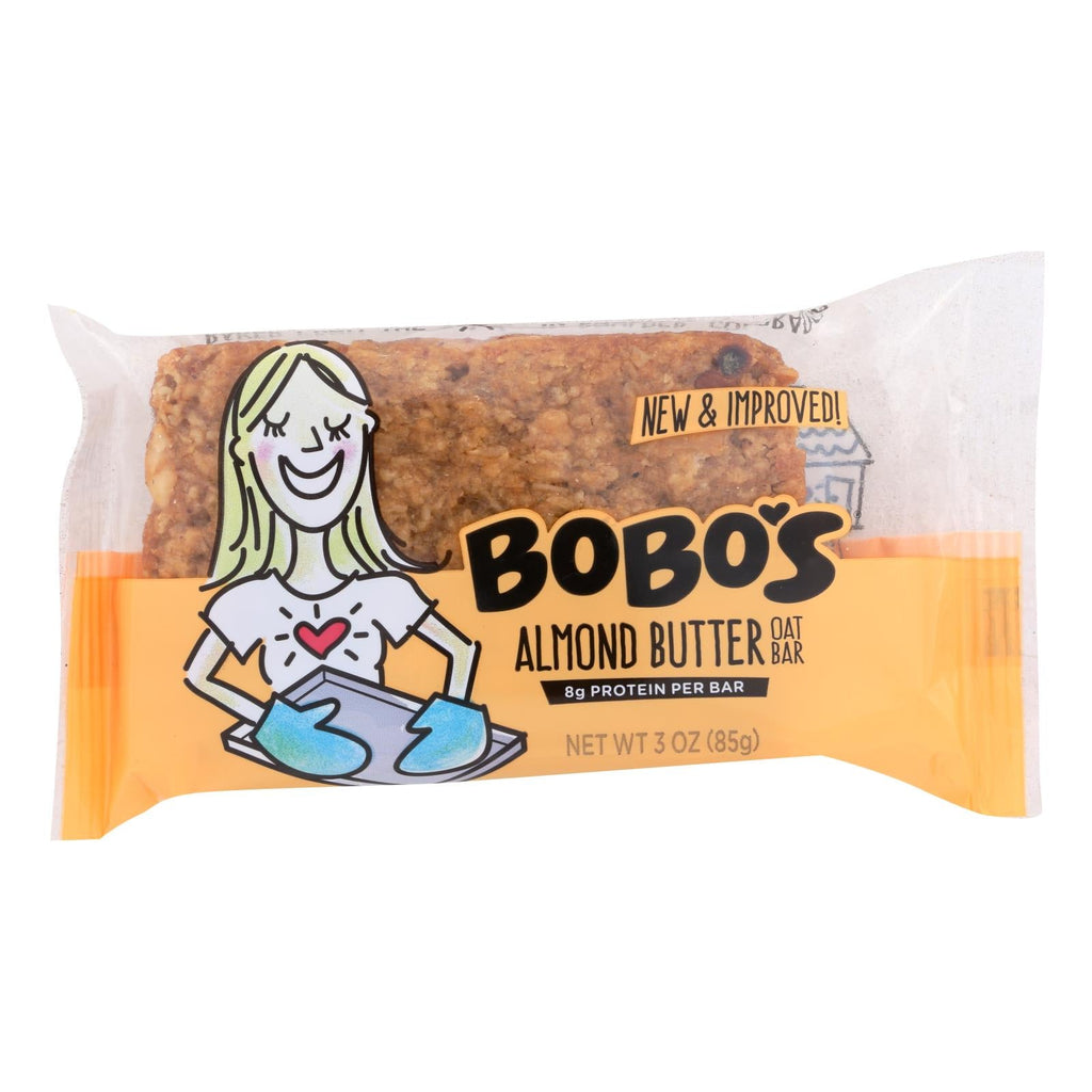 Bobo's All Natural Almond Oat Bar, 3 oz (Case of 12)