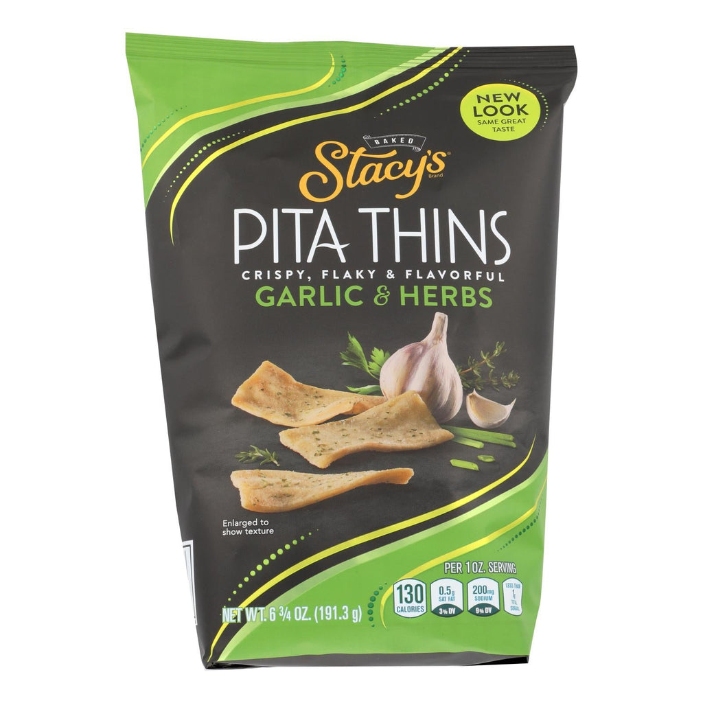 Stacy's Perfectly Thymed Pita Crisps, 6.75 oz (Case of 8)