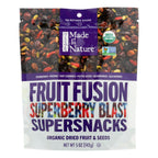 Made In Nature Organic Dried Fruit & Seeds Superberry Blast Fruit Fusion (Pack of 6 - 5 Oz.)