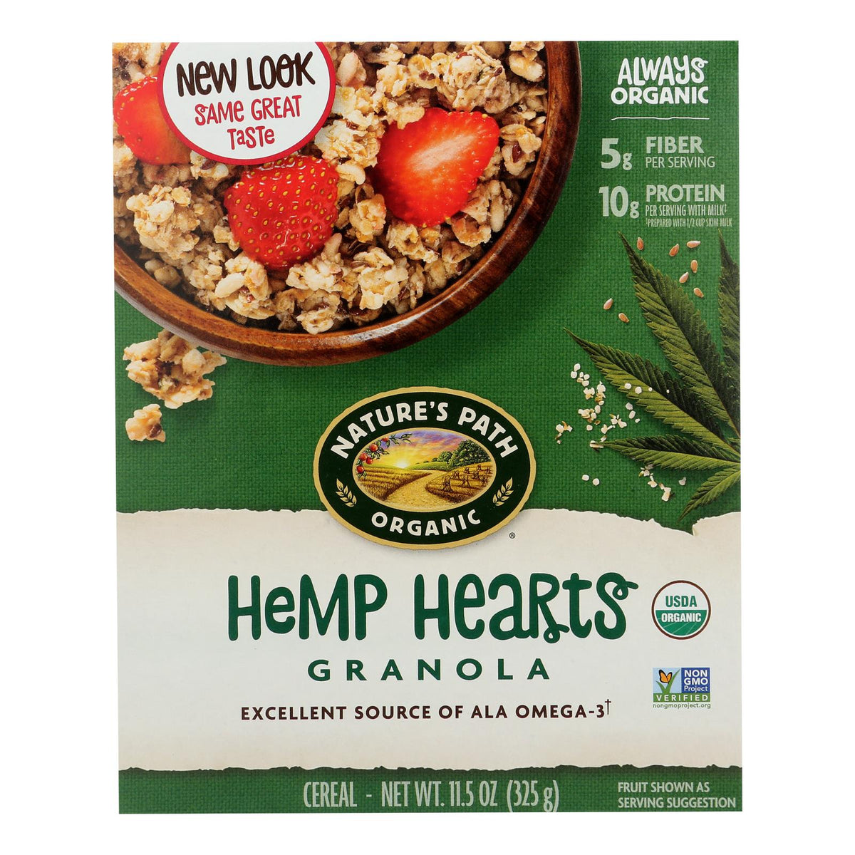 Nature's Path Organic Hemp Plus Granola, 11.5 oz (Case of 12)