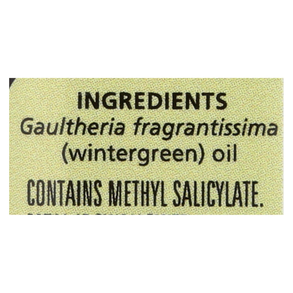 Aura Cacia Pure Essential Oil Wintergreen (Pack of 1 - 0.5 Fl Oz)