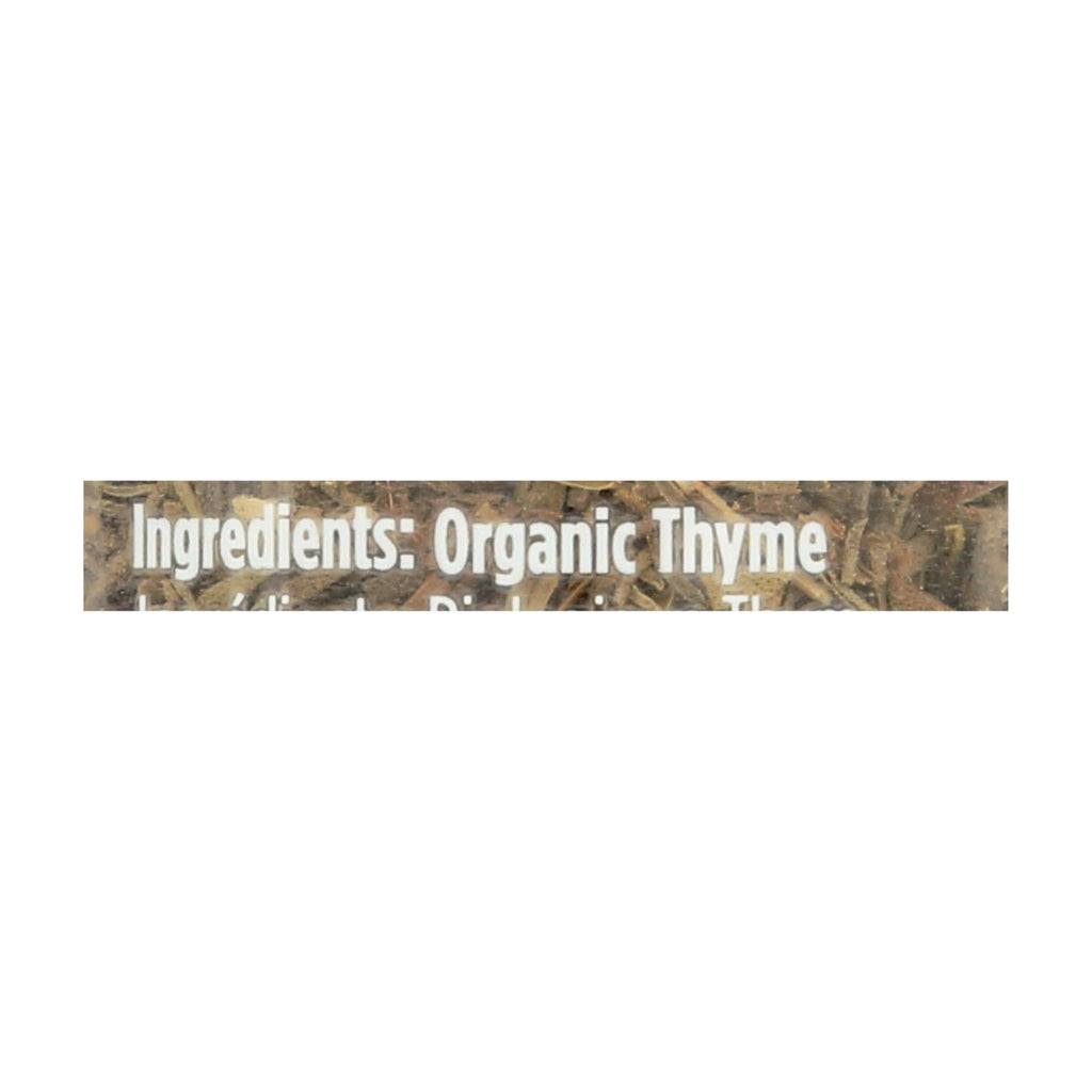 Spicely Organics Organic Thyme (Pack of 3) 0.6 Oz.