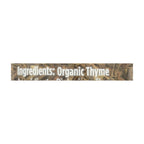 Spicely Organics Organic Thyme (Pack of 3) 0.6 Oz.