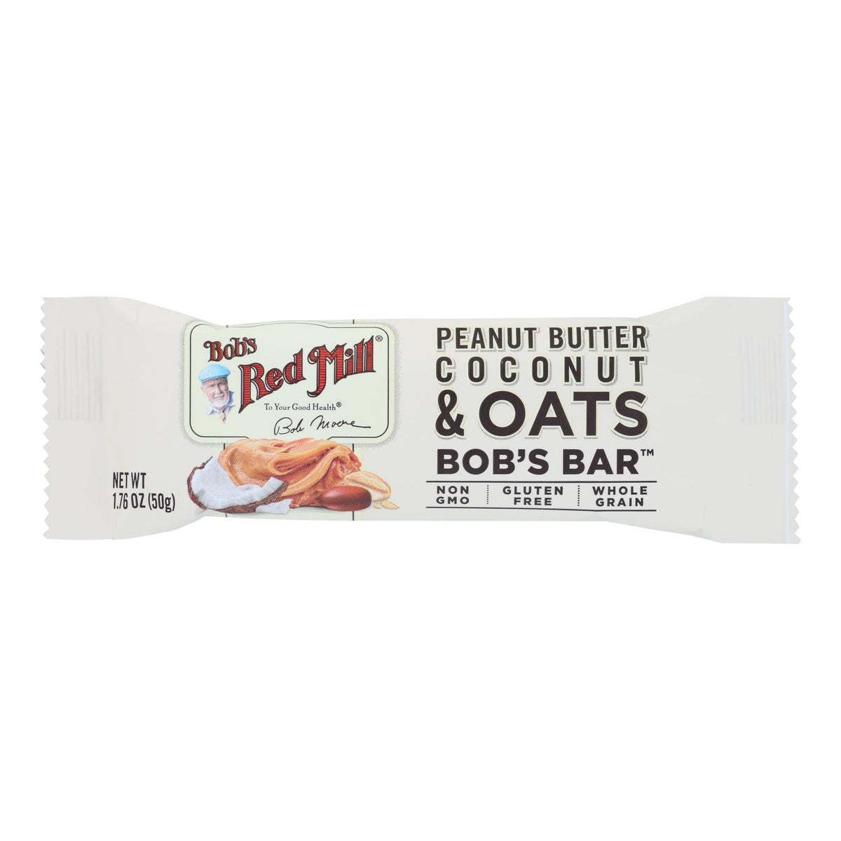 Bob's Red Mill Peanut Coconut Oat Bar, 1.76 oz (Case of 12)