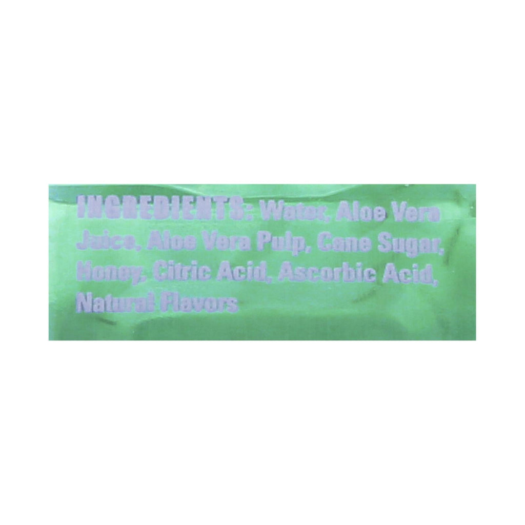 ALO Original Exposed Aloe Vera Juice Drink, Original & Honey, 16.9 fl oz (Case of 12)