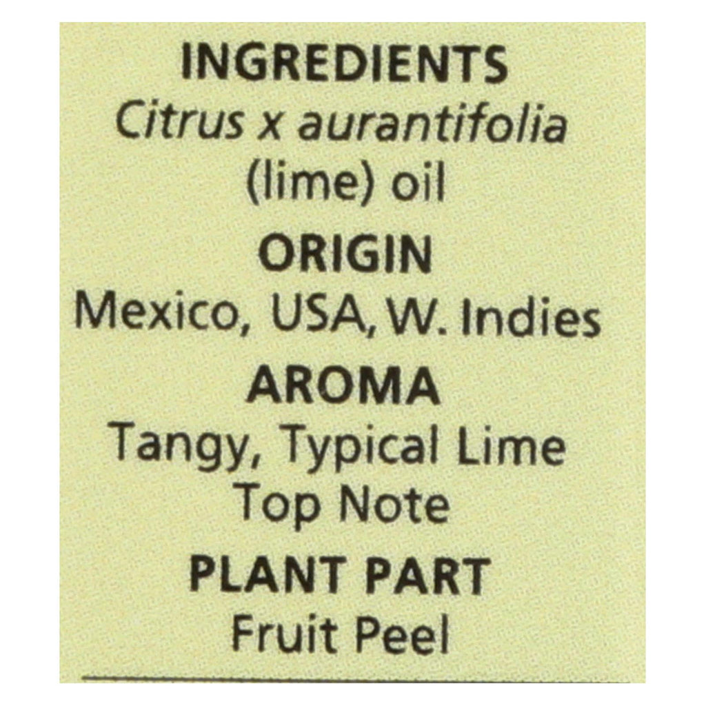 Aura Cacia Lime Essential Oil, 0.5 fl oz