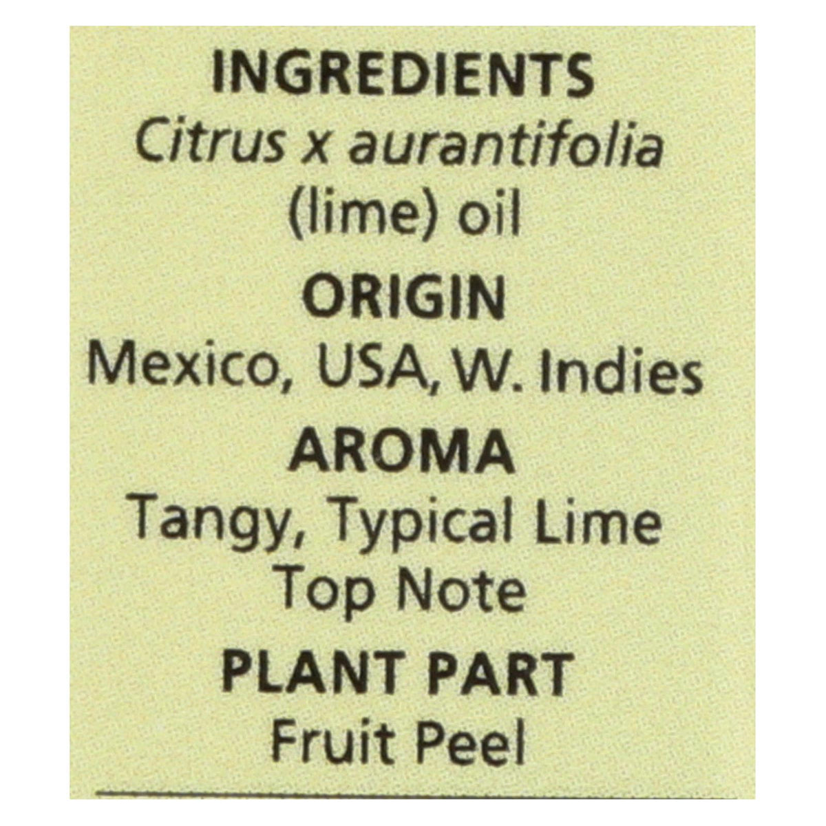 Aura Cacia Lime Essential Oil, 0.5 fl oz