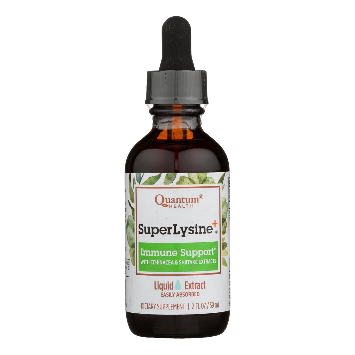 Quantum Health Super Lysine Plus Liquid Extract, 2 fl oz