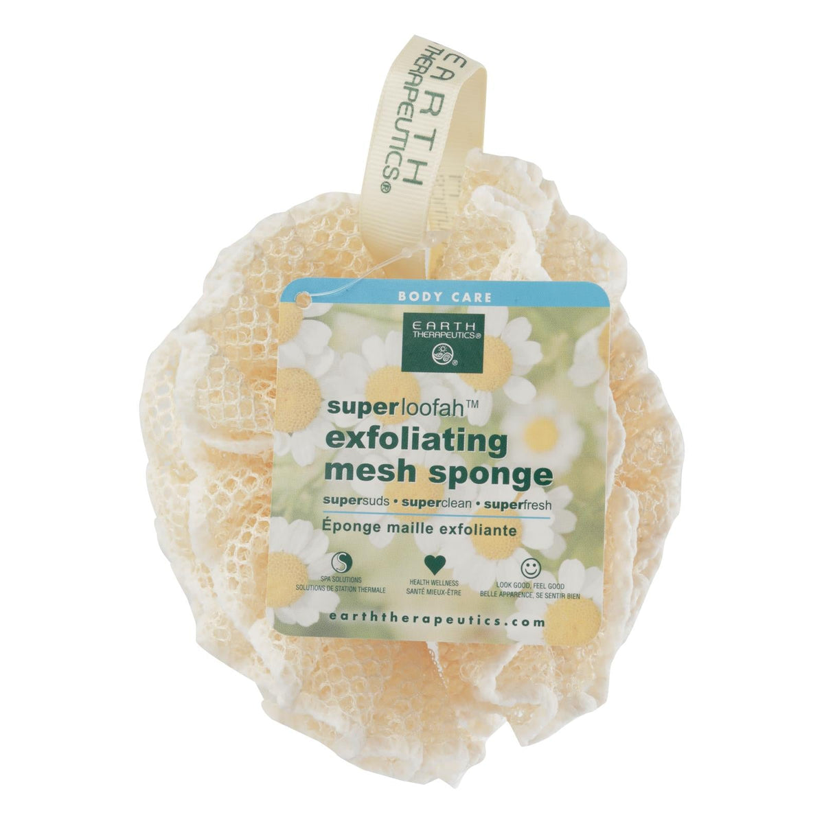 Earth Therapeutics Loofah Super Exfoliating Mesh Sponge