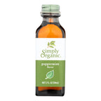 Simply Organic Peppermint Flavor, 2 oz