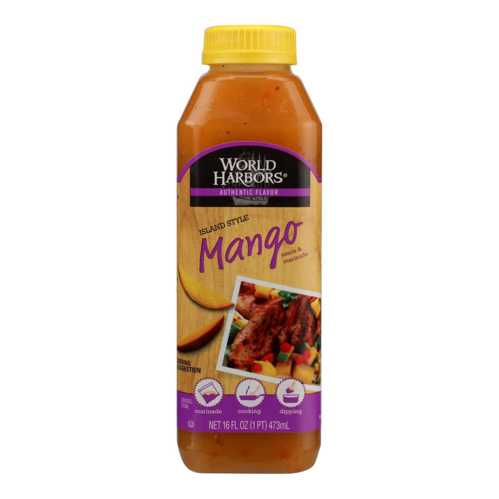 World Harbor Island Mango Sauce (Pack of 6 - 16 Oz.)