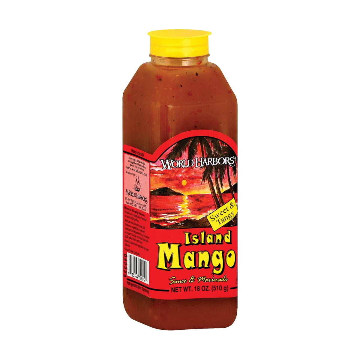 World Harbor Island Mango Sauce (Pack of 6 - 16 Oz.)
