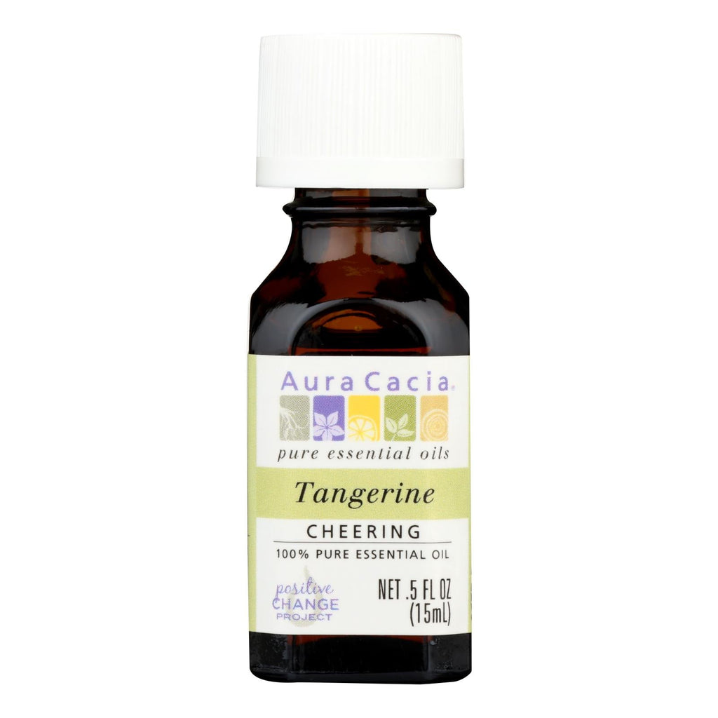 Aura Cacia Tangerine Essential Oil, 0.5 fl oz